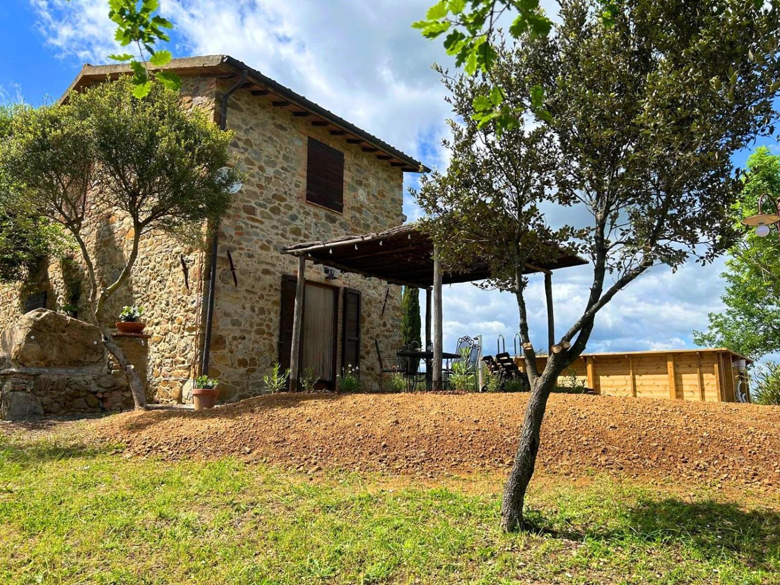 Agriturismo Le Calle Lägenhet Cinigiano Exteriör bild